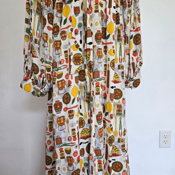 NEW Dawn Porter x Joanie Hemingway Maxi Dress Kitsch Kitchen Plus Women 22 - Picture 9 of 13